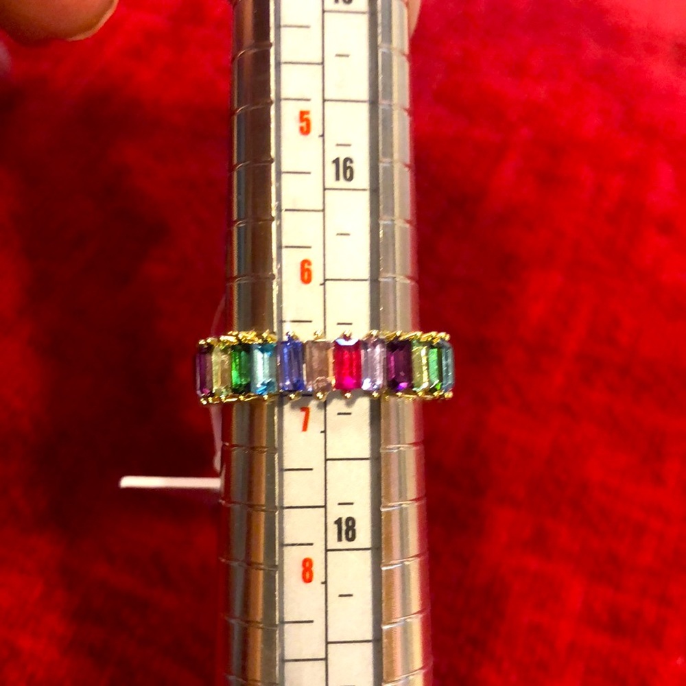 BAUBLEBAR MINI ALIDIA RING MULTICOLORED SIZE 7 NEW WITH TAG - Picture 5 of 6